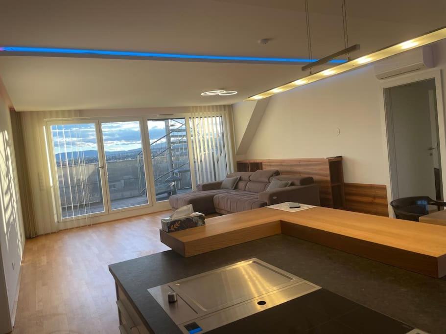 Rooftop Terrace- Panoramablick Ueber Wien Lejlighed Eksteriør billede