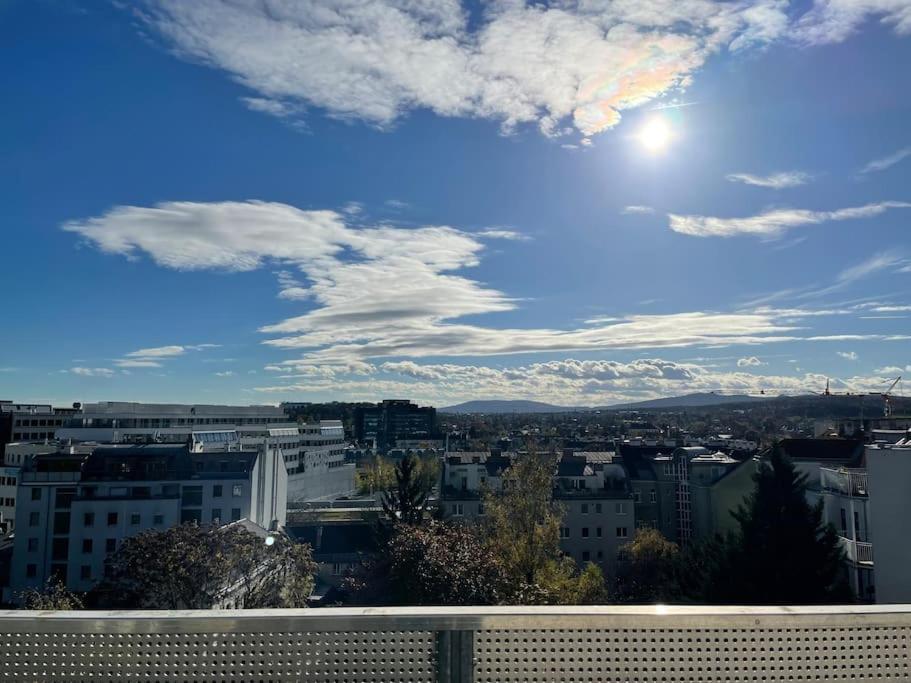 Rooftop Terrace- Panoramablick Ueber Wien Lejlighed Eksteriør billede